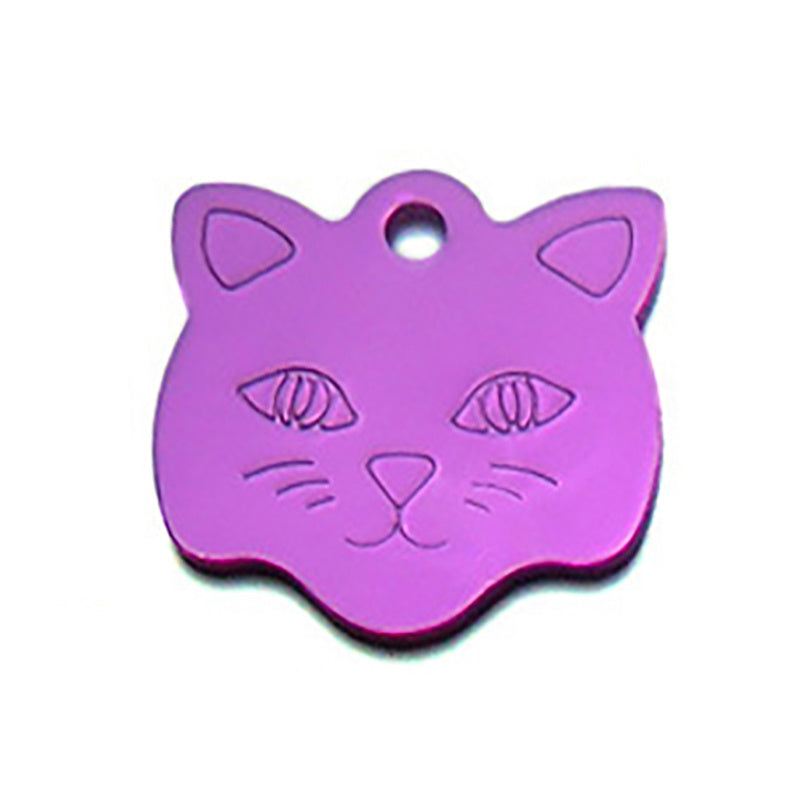 Cat head alumina pet tag - Xmaker