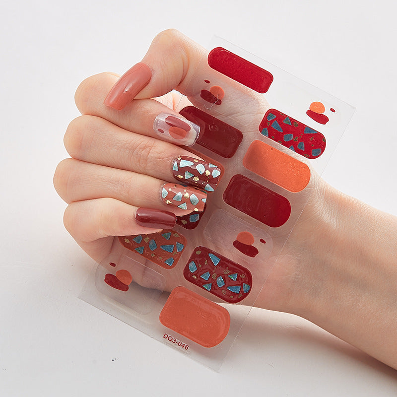 Laser Nail Polish Film Nail Stickers - Xmaker