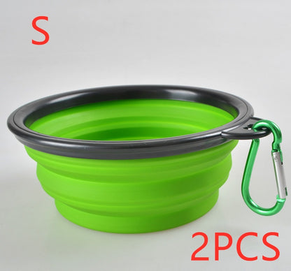 Folded Silicone Pet Dog Bowl - Xmaker