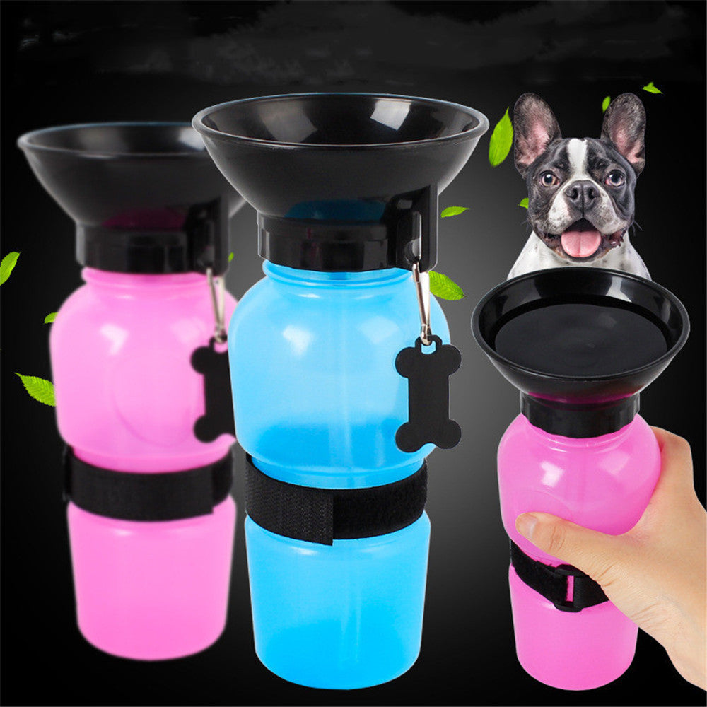 Pet Dog Drinking Water Bottle Sports Squeeze Type Puppy Cat Portable Travel Outdoor Feed Bowl Drinking Water Jug Cup Dispenser - Xmaker