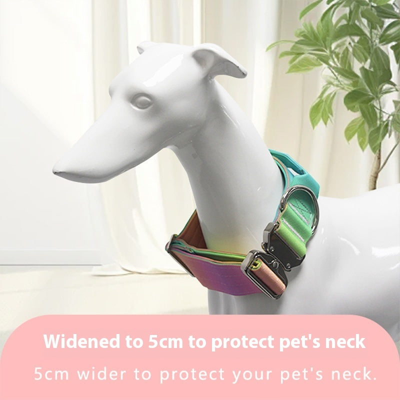 Gradient Collar Widened Pet Accessories Avoid Cutting Into The Neck - Xmaker