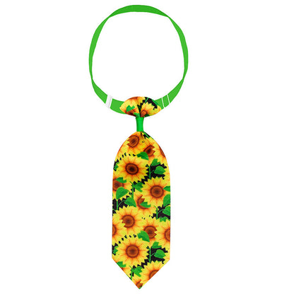 Sunflower Pet Tie Summer Collar Decoration - Xmaker