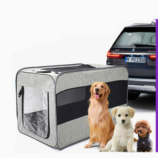 Pet Travel Carrier Bag Portable Pet Bag Folding Fabric Pet Carrier Travel Carrier Bag For Pet Cage With Locking Safety Zippers - Xmaker