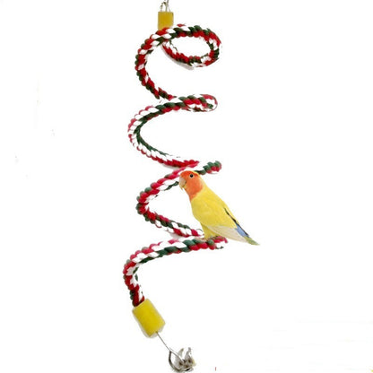 Parrot Bird With Toy Supplies Swing Ring Aerial Ladder Climbing Ladder - Xmaker