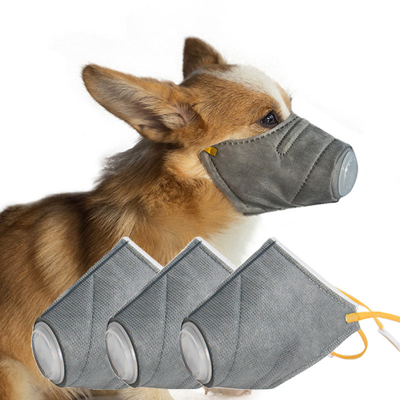 Dogs Anti-fog Haze Masks Anti Dust Gas Pollution Muzzle Dog Soft Face Cotton Mouth Mask Pet Respiratory PM2.5 Filter Pet Products - Xmaker