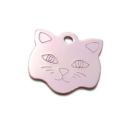 Cat head alumina pet tag - Xmaker