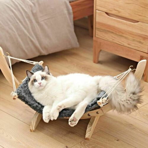 Solid wood cat and dog bed pet nest pad hanging - Xmaker