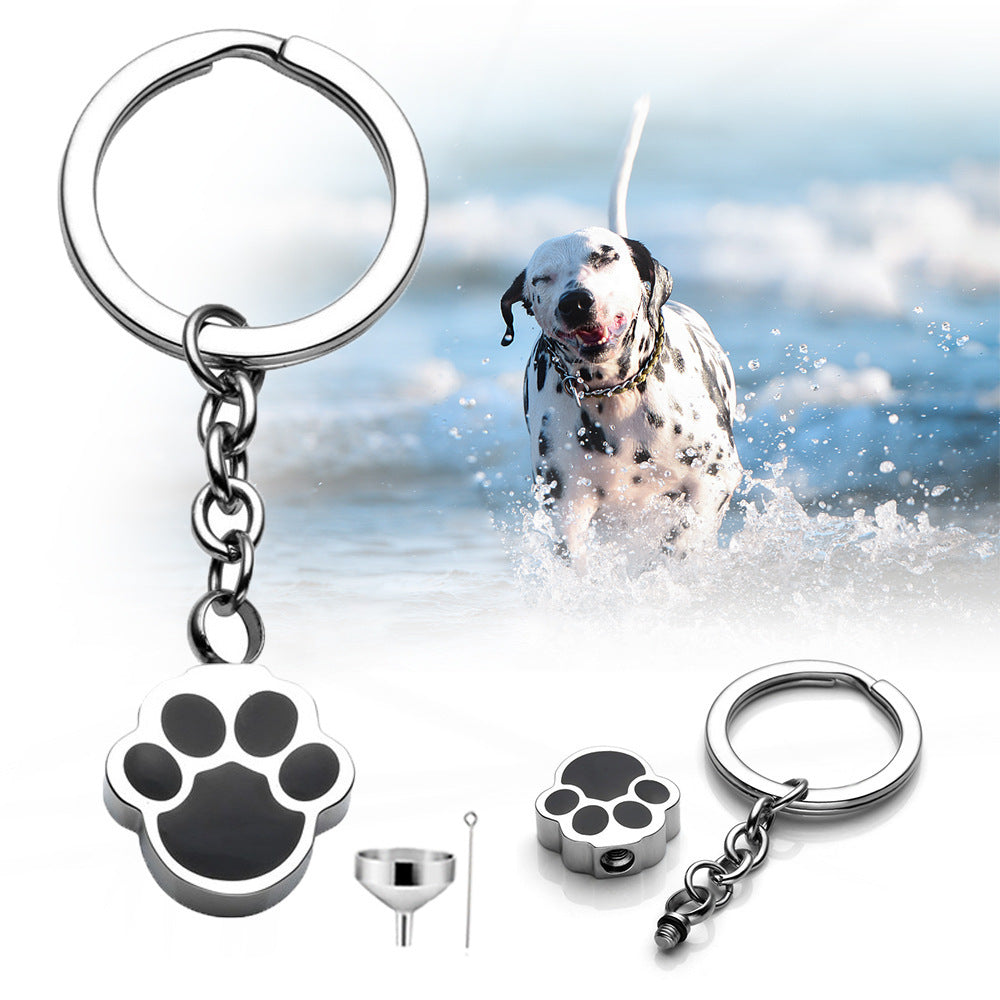 Dog Paw Can Open Urn Pendant - Xmaker