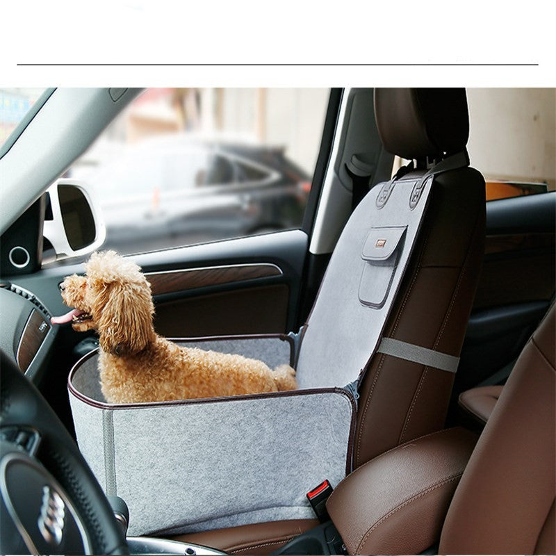 Retro Dual-purpose Pet Car Mat Front Seat Cushion - Xmaker