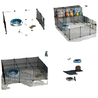 Small Dog Indoor Home Isolation Fence Cage - Xmaker