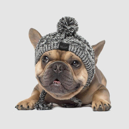 Winter Dog Hat Windproof Fluffy Knitted Polar Pom Hat - Xmaker