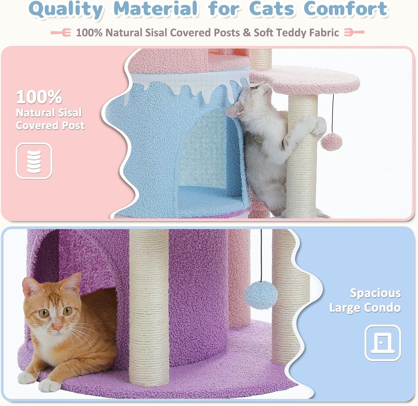 Cat Tree Cat Tower For Indoor Large Cats - Xmaker