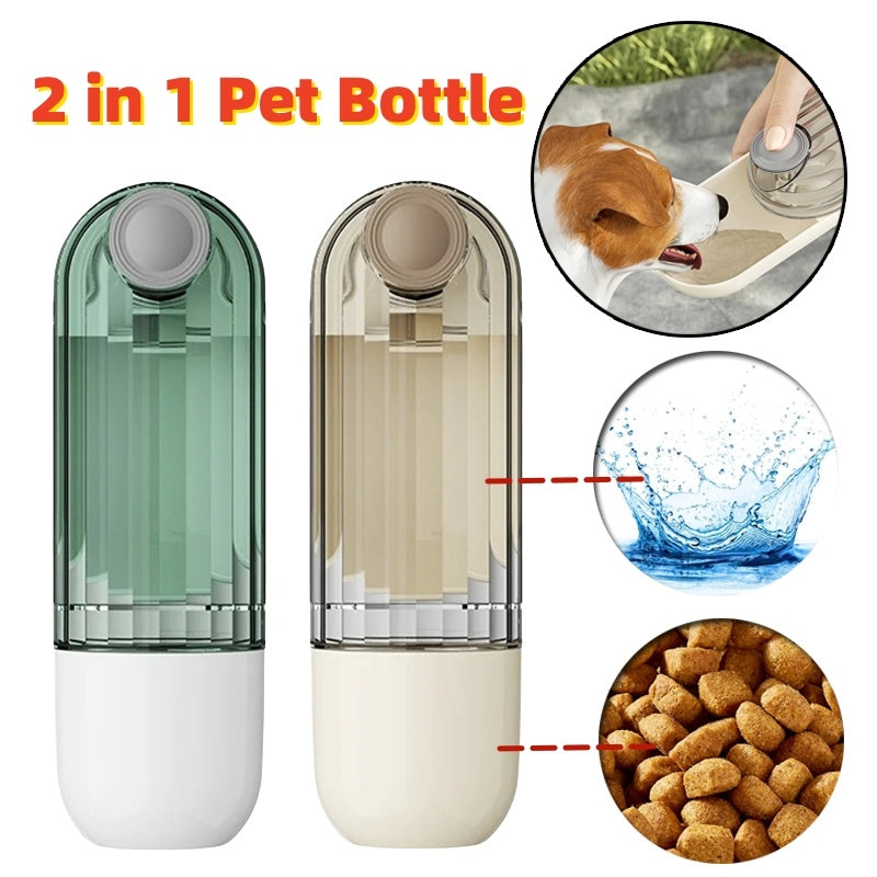 2 In 1 Pet Water Cup Portable Drinking Cup Dog Water Feeder - Xmaker