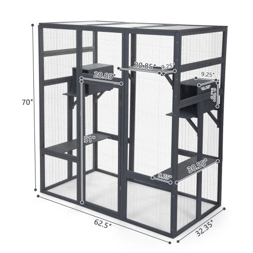 Oversized Cat Cage - Grey - Xmaker