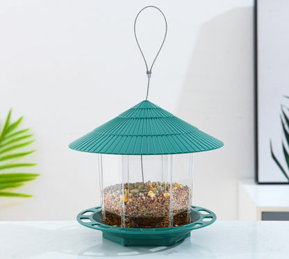 Outdoor Garden Hanging Transparent Bird Feeder - Xmaker