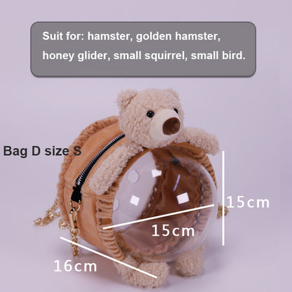 Hamster Cage Pet Out Of Bag Honey - Xmaker