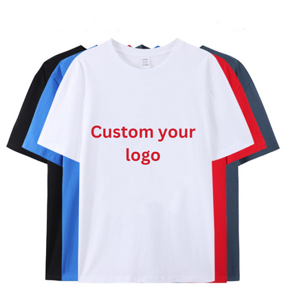 Cotton t-shirt custom logo - xmaker.ai