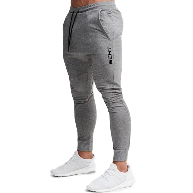 Casual Skinny Pants Mens Joggers Sweatpants Fitness Workout Brand Track pants New Autumn - xmaker.ai