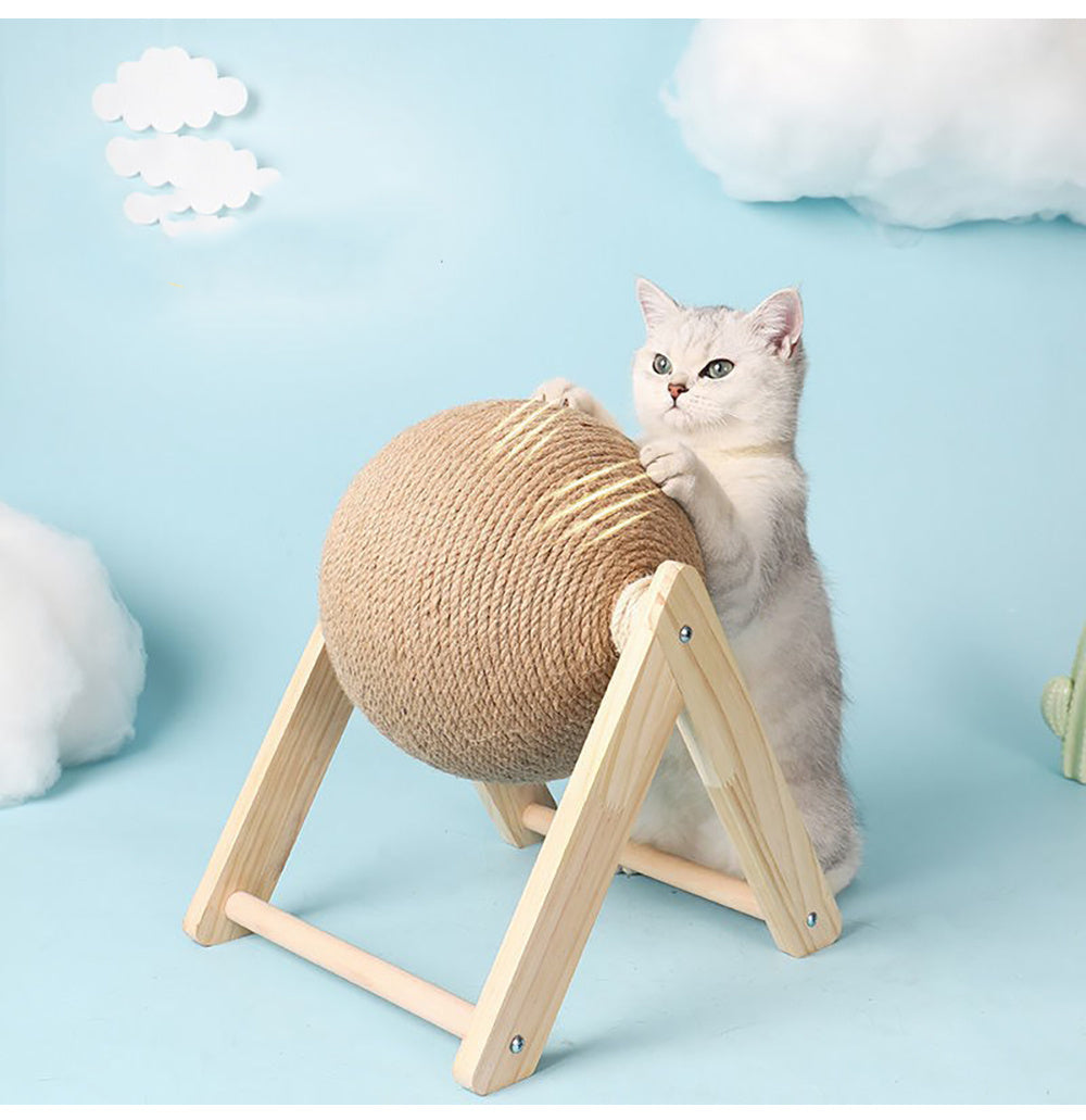 Professional Vertical Cat Toy Sisal Cat Catching Ball - Xmaker