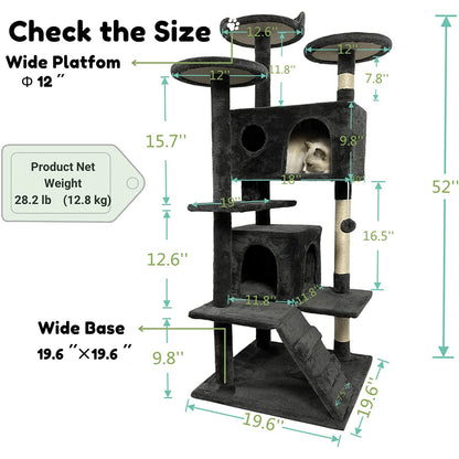 Pet SuppliesCat ToysCat Climbing Frame Scratching BoardCat TreeCat NestCat Hammock - Xmaker