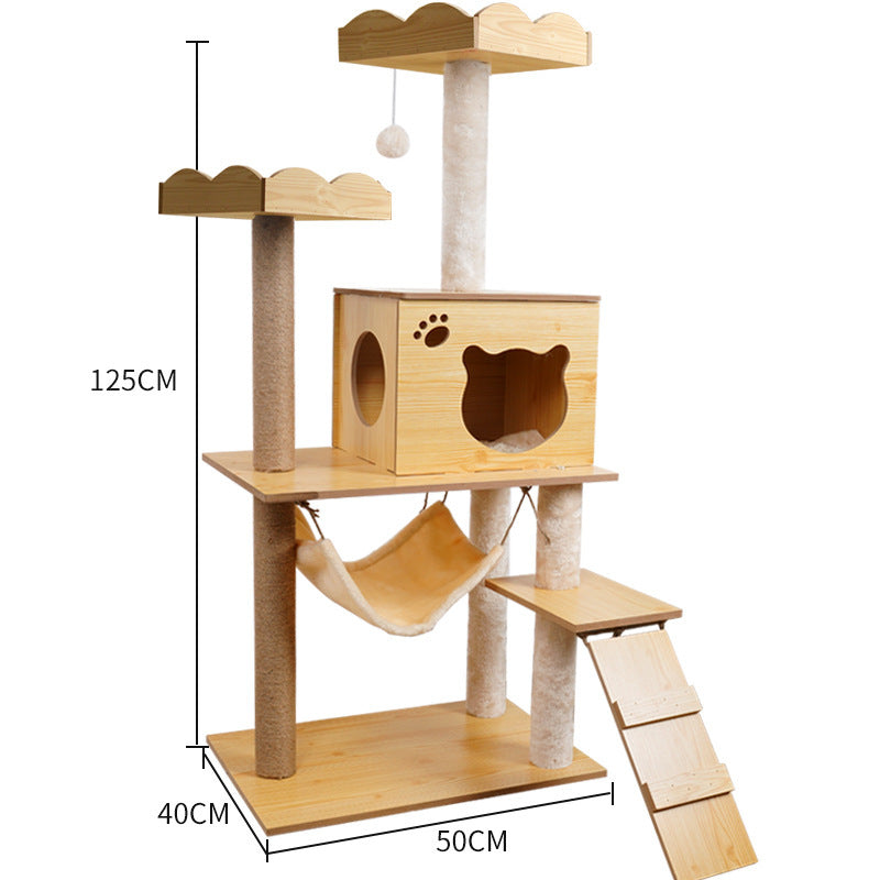 Cat Crawl Nest Scratching Board Tree Supplies Pet Toy Space Capsule - Xmaker