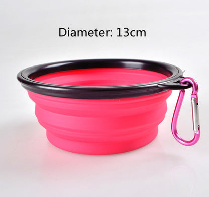 Folded Silicone Pet Dog Bowl - Xmaker