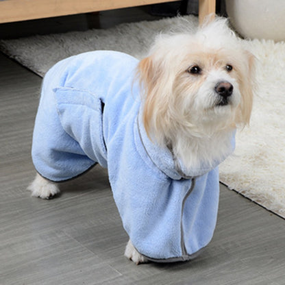 Quick-drying Pet Absorbent Towel Dog Bathrobe Pet Dog Bath Towel For Dogs Cats Microfiber Absorbent Pet Drying Towel Pet Supplies Pet Products - Xmaker