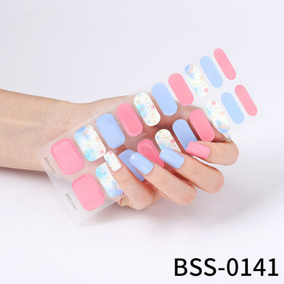 Gel Nail Stickers 3d Semi-cured Nail Stickers UV Nail Semi-baked Nail Stickers Paper - Xmaker