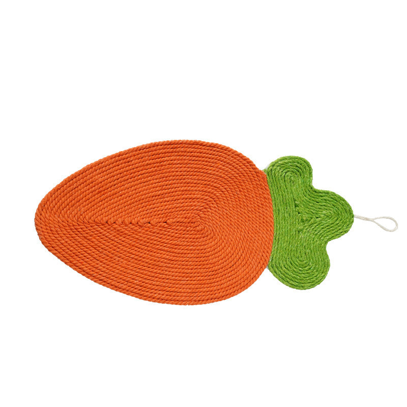 Cat Supplies Watermelon Cat Linen Mat Cat Daily Necessities Sisal Cat Claw Board - Xmaker