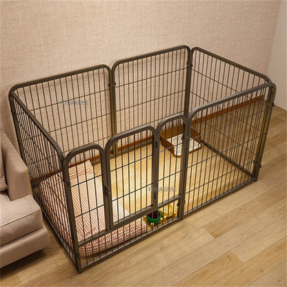 Modern Simple Iron Pet Fence Dog Cage Indoor Guardrail Fence Kennel - Xmaker