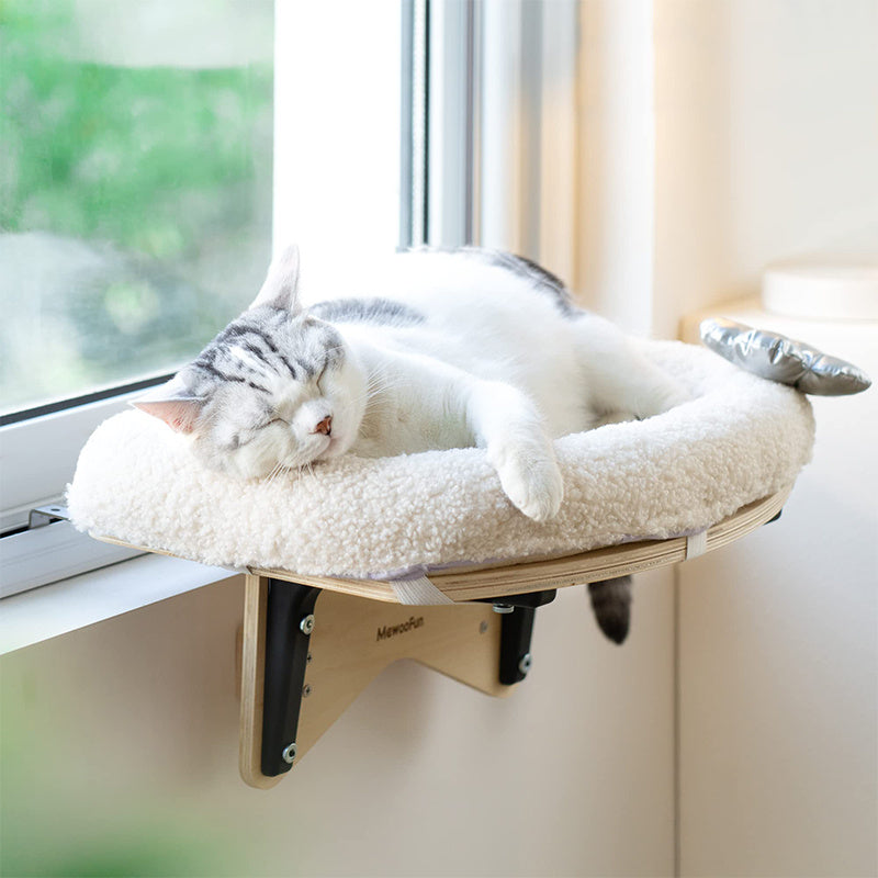 Durable Cat Window Perch With Soft Mat For Indoor Cats Holds Up To 25 Lbs A Stable Hammock - Xmaker