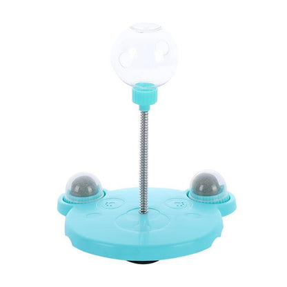 Pet Feeder Cat Toy Pets Leaking Food Ball Self-Playing Tumbler Funny Swing Feeder Puzzle Toys Playing Training Dispenser Bowl - Xmaker