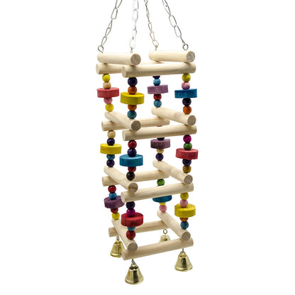 Parakeet Bird Toy Amusement Park Swing Stand - Xmaker