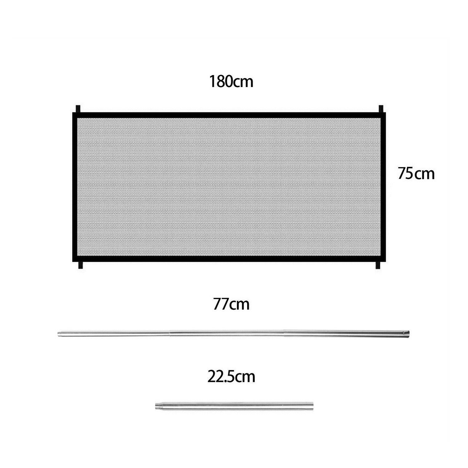 Pet Dog Fence Gate Safe Guard Safety Enclosure Dog Fences Dog Gate The Ingenious Mesh Magic Pet Gate - Xmaker