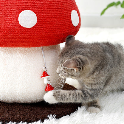 Cat Scratch Board Mushroom Red Umbrella Scratching Board Cat Toy - Xmaker