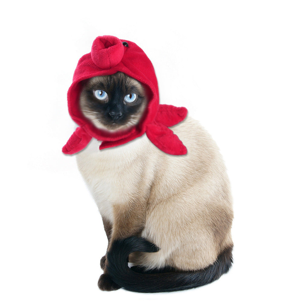 Funny Pet Dog Cat  Costume Warm Hat Photo Props Headwear - Xmaker