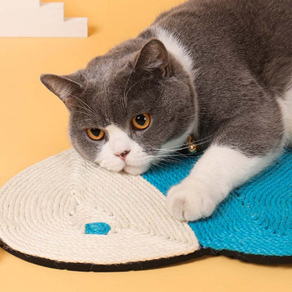 Cat Scratching Mat Natural Sisal Felt Durable Cat Scratching Board Cactus Shaped Scratcher Claws Grinding Protect Furniture - Xmaker