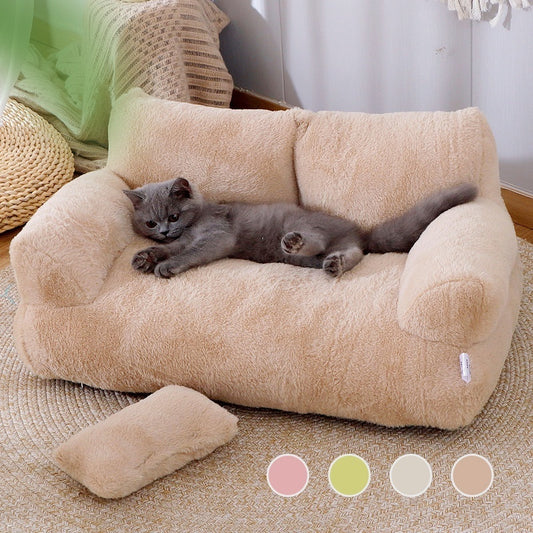 Pet Cat Bed Sofa Winter Warm Cat Nest Pet Bed For Small Medium Dogs Cats Comfortable Plush Puppy Bed Pet Supplies - Xmaker