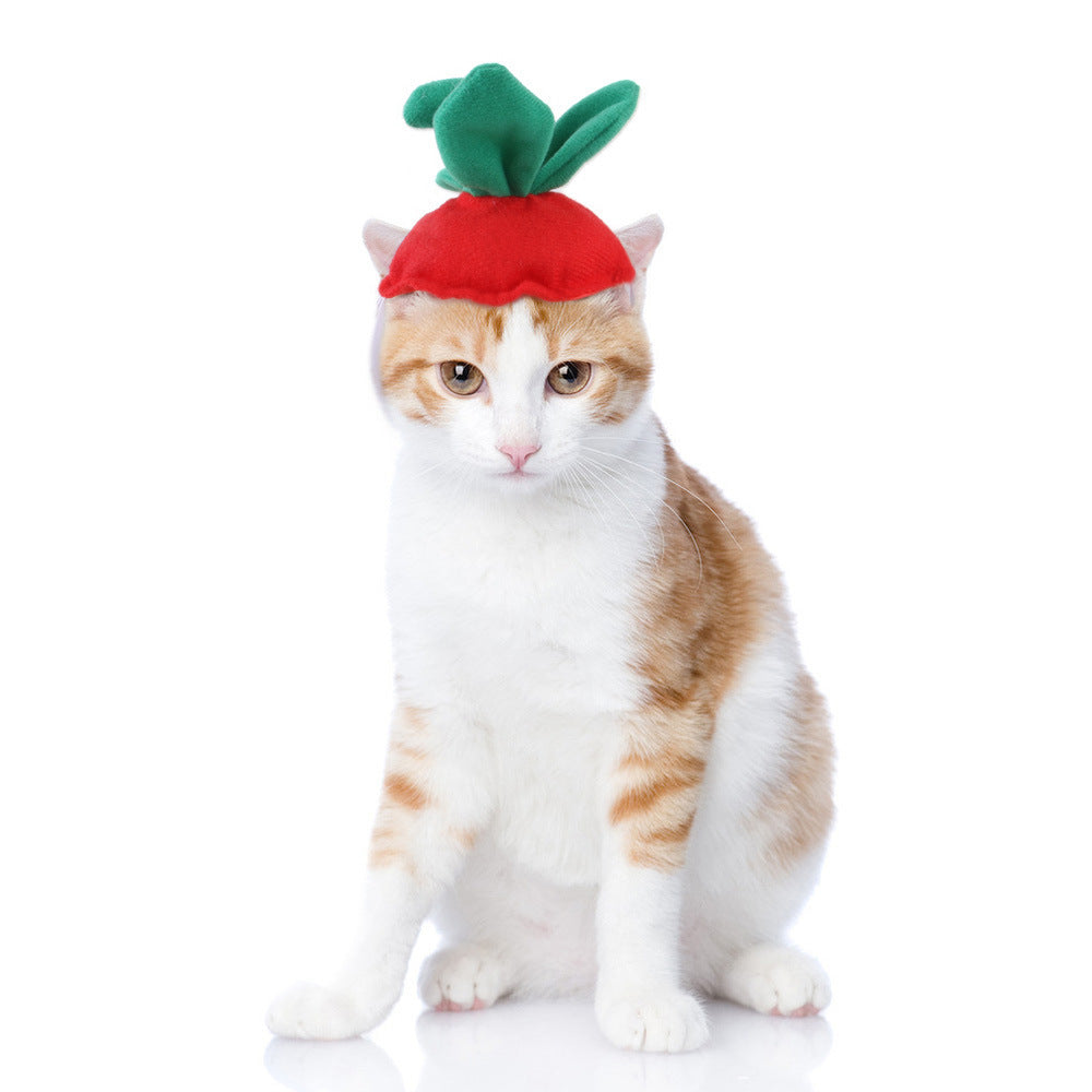 Funny Pet Dog Cat  Costume Warm Hat Photo Props Headwear - Xmaker