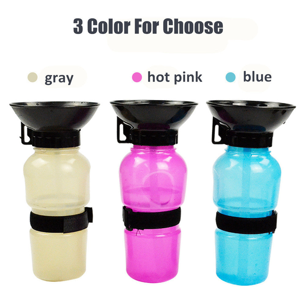 Pet Dog Drinking Water Bottle Sports Squeeze Type Puppy Cat Portable Travel Outdoor Feed Bowl Drinking Water Jug Cup Dispenser - Xmaker