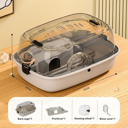 Hamster Oversized Transparent Acrylic Cage - Xmaker