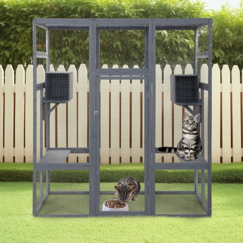 Oversized Cat Cage - Grey - Xmaker