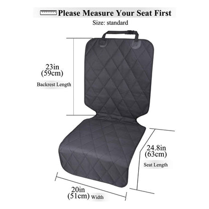 Waterproof Oxford Mat Front Rear Seat Cover Protector Cotton Inside Mat Anti Scratch For Cat Dog Pet Carrier Pet Supplies - Xmaker