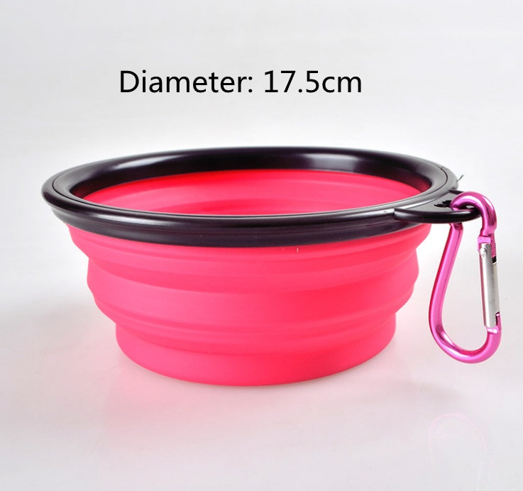 Folded Silicone Pet Dog Bowl - Xmaker