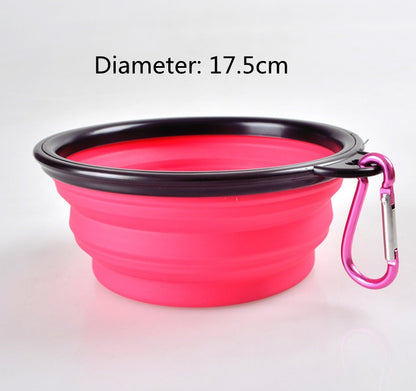 Folded Silicone Pet Dog Bowl - Xmaker