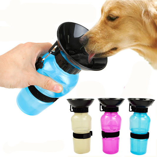 Pet Dog Drinking Water Bottle Sports Squeeze Type Puppy Cat Portable Travel Outdoor Feed Bowl Drinking Water Jug Cup Dispenser - Xmaker