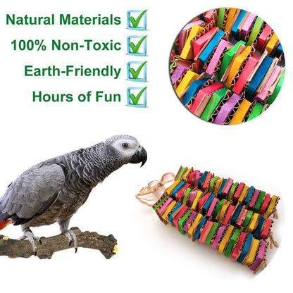 Parrot Gnawing Toy Building Blocks Destroyed - Xmaker