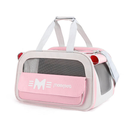 Cat Bag Portable Crossbody Shoulder Pet Travel Breathable Large Capacity Cat Diaper Bag - Xmaker