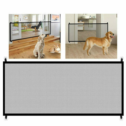 Pet Dog Fence Gate Safe Guard Safety Enclosure Dog Fences Dog Gate The Ingenious Mesh Magic Pet Gate - Xmaker