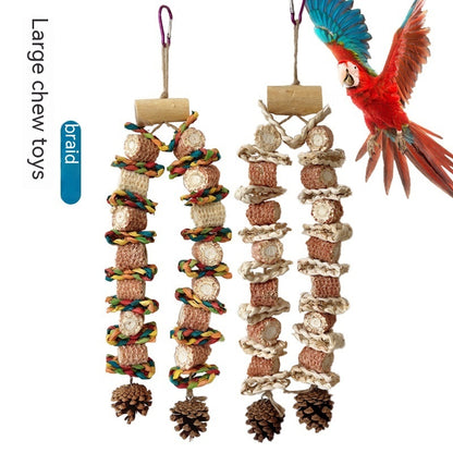 Medium And Large Parrot Bird Grinding Mouth Biting Toy - Xmaker